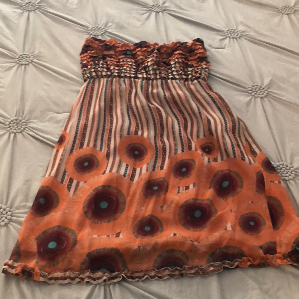 Strapless dress